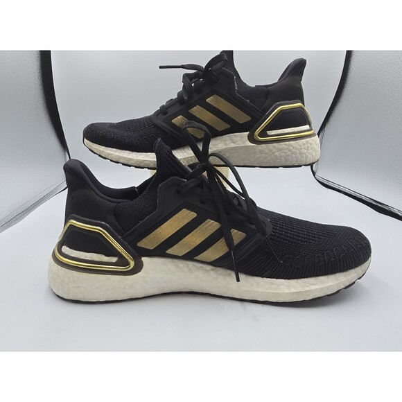 Adidas UltraBoost 20 Black Gold ee4393 Men Size 10 main image 7